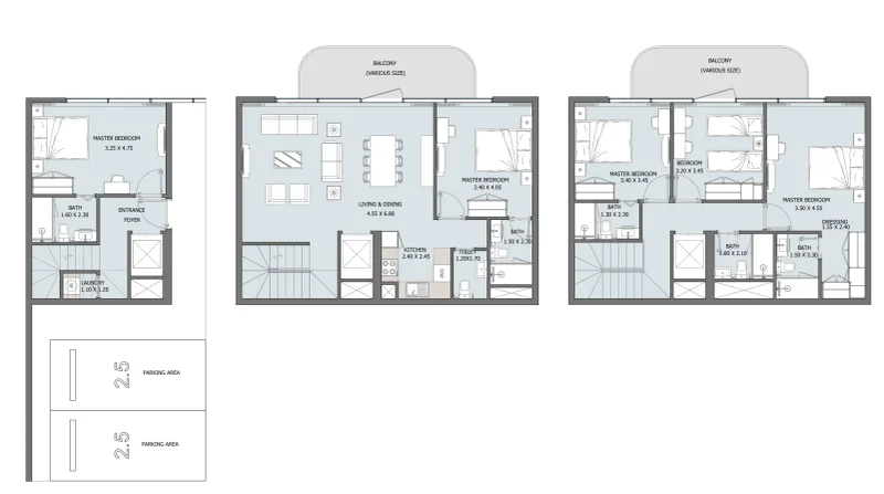 5.0 bedrooms townhouse - Reportage Tower