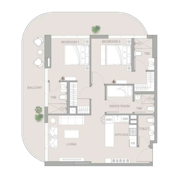 2,5 bedroom Apartments -  V1STARA House