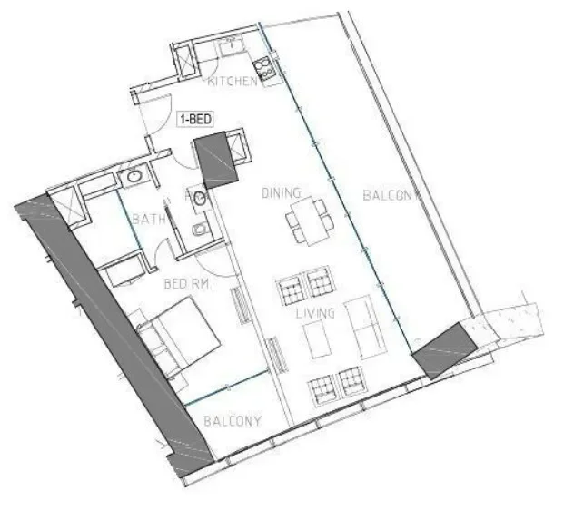 1.0 bedroom apartments - Safa Two de Grisogono