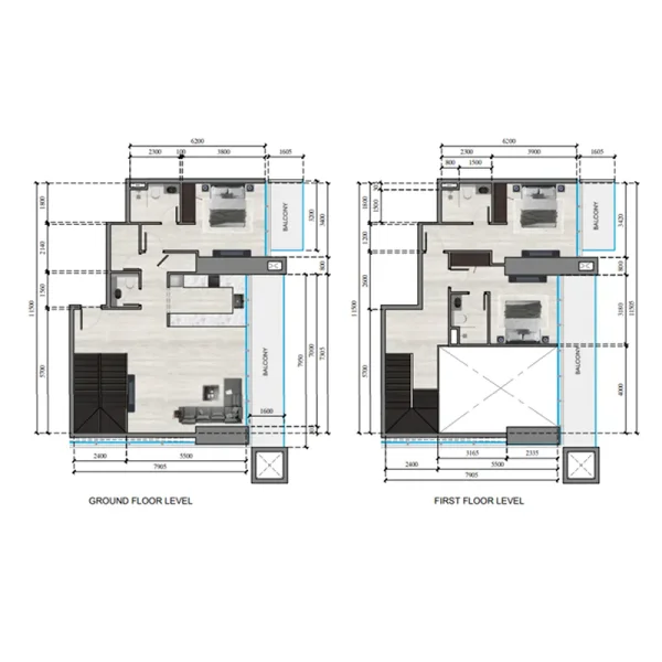 3.0 bedrooms duplex - Auresta Tower