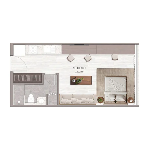 Studio Apartments -  Urban Horizon