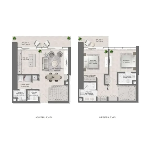 2.0 bedrooms duplex - DWTN Residences
