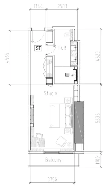 0.0 bedroom apartments - Paramount Tower Hotel And Residences