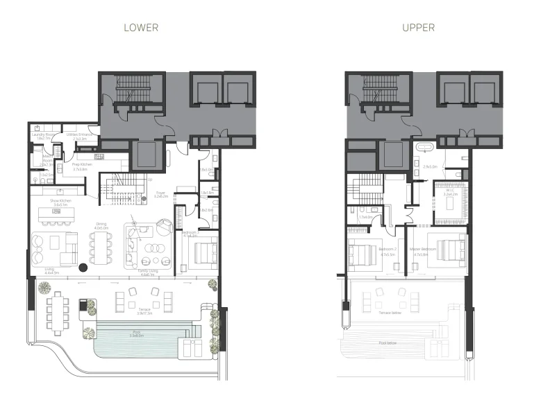 3.0 bedrooms duplex - The Alba Residences by Omniyat