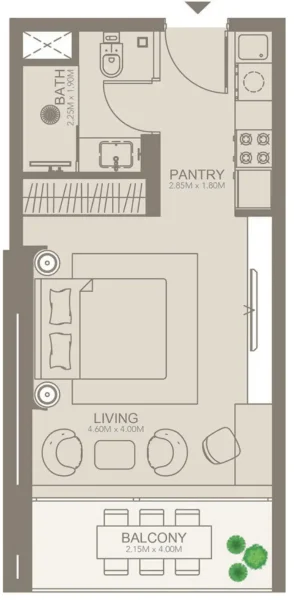 0.0 bedroom apartments - Golf Grove by Regent
