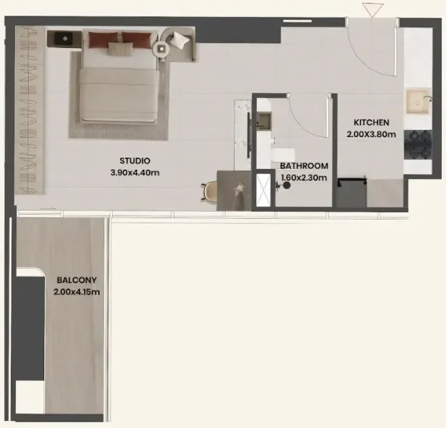 0.0 bedroom apartments - Divine Al Barari