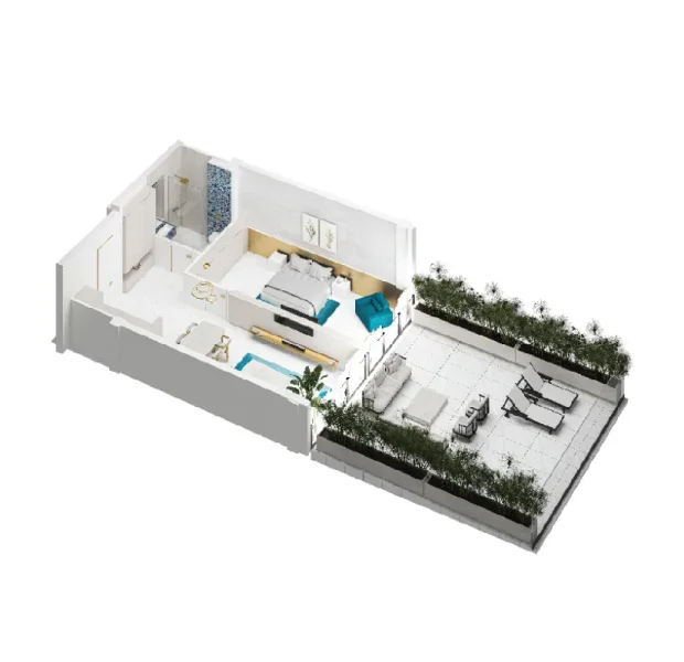 1.0 bedroom apartments - VR Shekvetili Forest~Beach