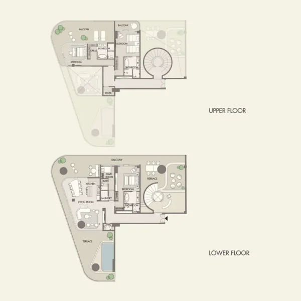 3.0 bedrooms duplex - W Hotels and Residences Al Marjan