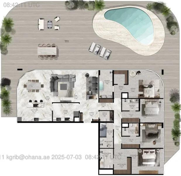 4.0 bedrooms penthouse - Jacob and Co Beachfront Living