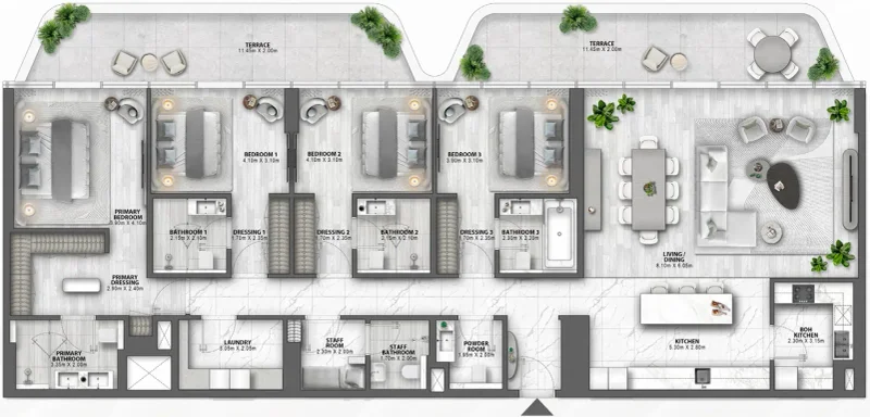 4.0 bedrooms apartments - Passo by Beyond