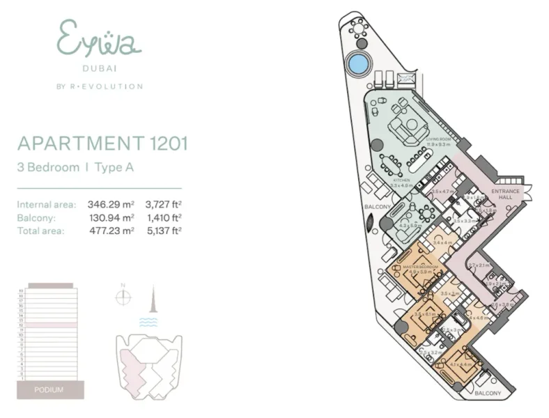 3.0 bedrooms apartments - Eywa