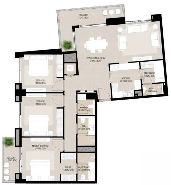 3.5 bedrooms apartments - Camden