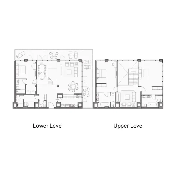 3.0 bedrooms duplex - Yas Beach Residence