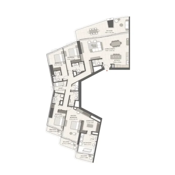 4.0 bedrooms apartments - LIV Lux