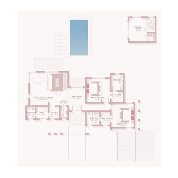 2.0 bedrooms villa - Jebel Sifah - Raya