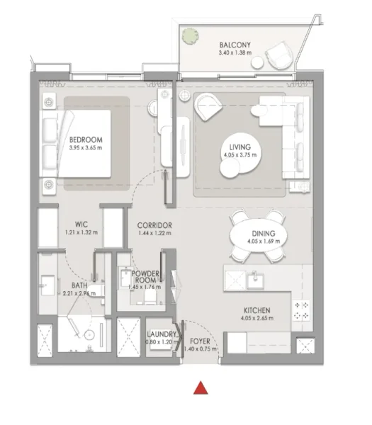 1.0 bedroom apartments - City Walk Crestlane