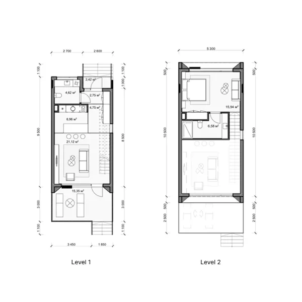 1.0 bedroom townhouse - Anta Oasis by Wyndham