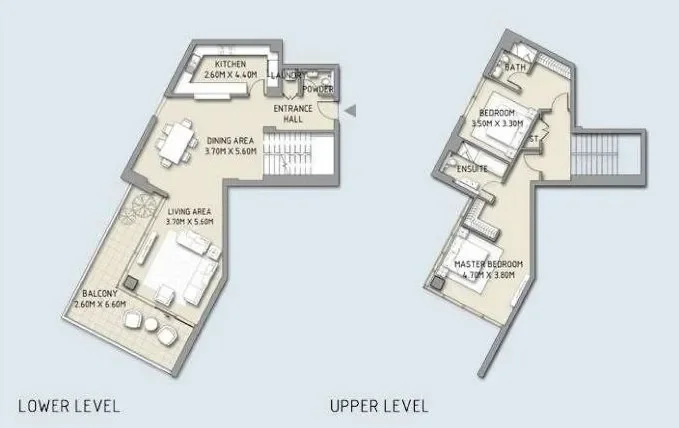 2.0 bedrooms duplex - BLVD Crescent