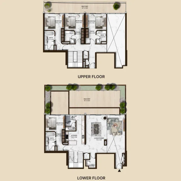 4.0 bedrooms apartments - Saas Hills
