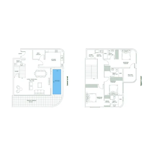 3.0 bedrooms apartments - Opalz