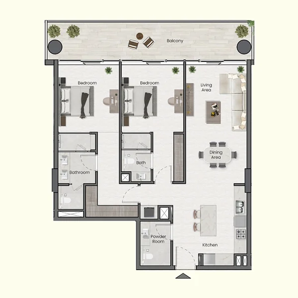 2 bedroom Apartments - Saddlewood Park
