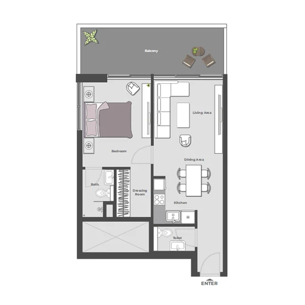 1 bedroom Apartments - Arib Collection