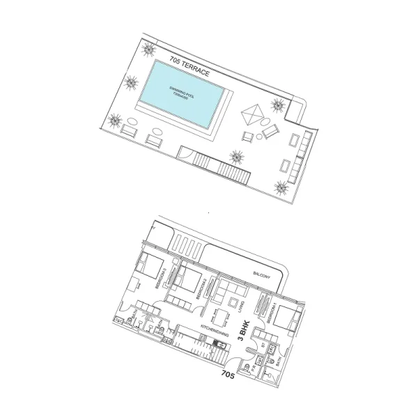 3.0 bedrooms duplex - Villa Del Garda