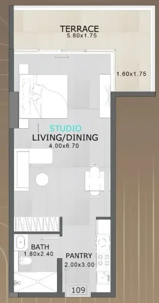 0.0 bedroom apartments - Floarea Skies