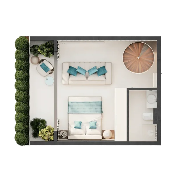 0.0 bedroom apartments - Pandawa Dream