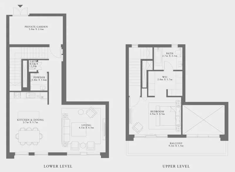 1.0 bedroom duplex - Lime Gardens