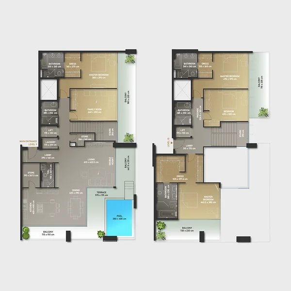 5 bedroom Duplex -  Olaia Residences