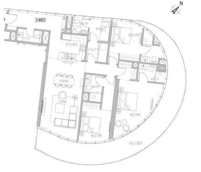 3.0 bedrooms apartments - Canal Heights