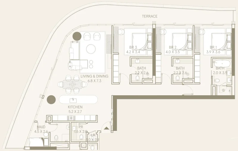3.0 bedrooms apartments - Saas Hills