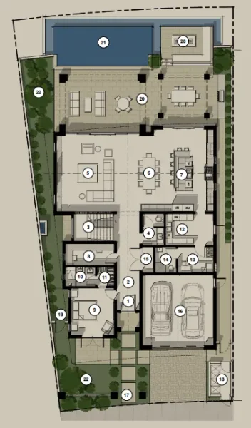 5.0 bedrooms villa - Nawayef West by Modon Properties