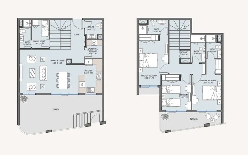 3.0 bedrooms townhouse - Baia