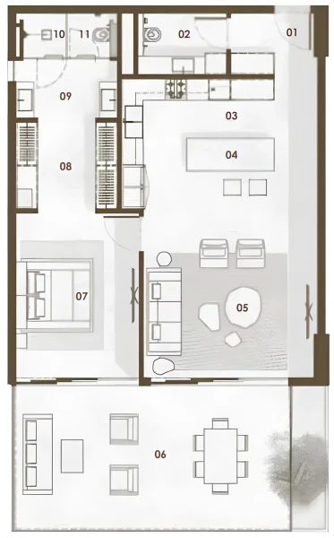 1.0 bedroom apartments - Keturah Reserve