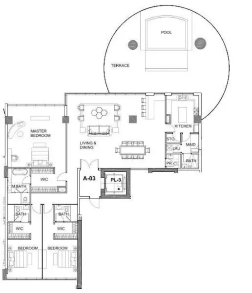 3.0 bedrooms apartments - Cavalli Couture