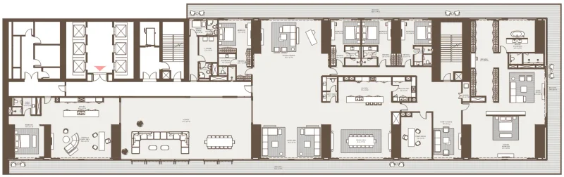 6.0 bedrooms penthouse - Akala Residences