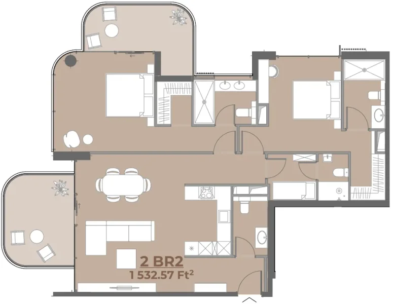 2.0 bedrooms apartments - House of WELL 1 and 2
