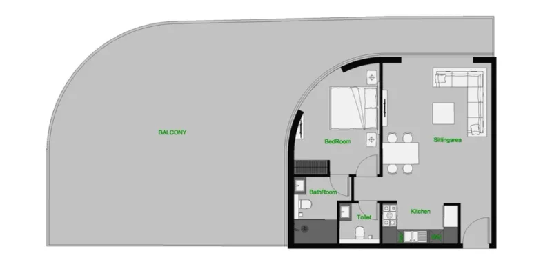 1.0 bedroom apartments - The Central Downtown