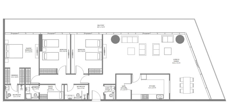 3.0 bedrooms apartments - The Gate 3 and 4