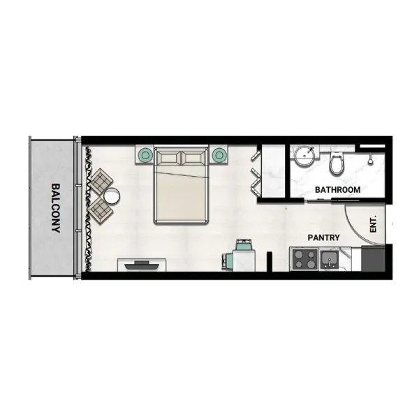 0.0 bedroom apartments - Rijas Majan