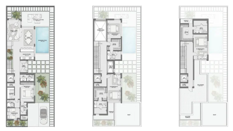 4.5 bedrooms villa - Selora Residences