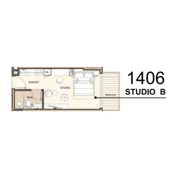 0.0 bedroom apartments - Lume Residences