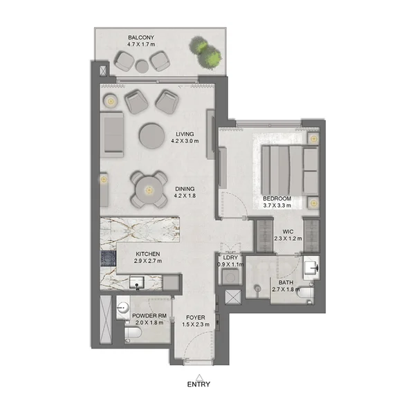 1 bedroom Apartments -  Ghaf Woods Distrikt