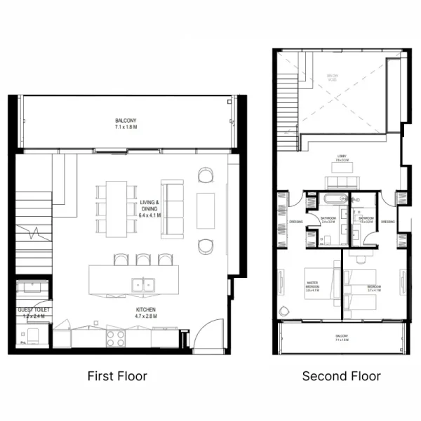 2.0 bedrooms apartments - il teatro Residences 1 and 2