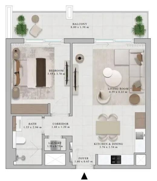 1.0 bedroom apartments - Rosehill