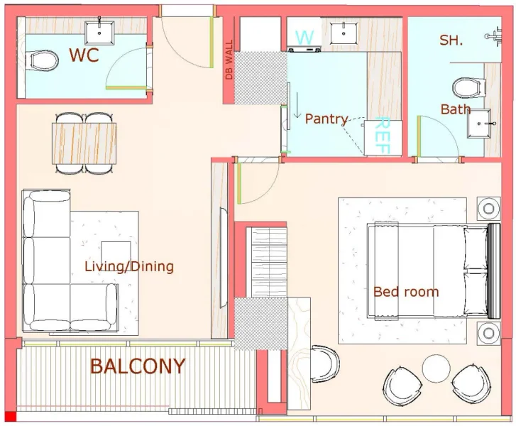 1.0 bedroom apartments - Playa Viva