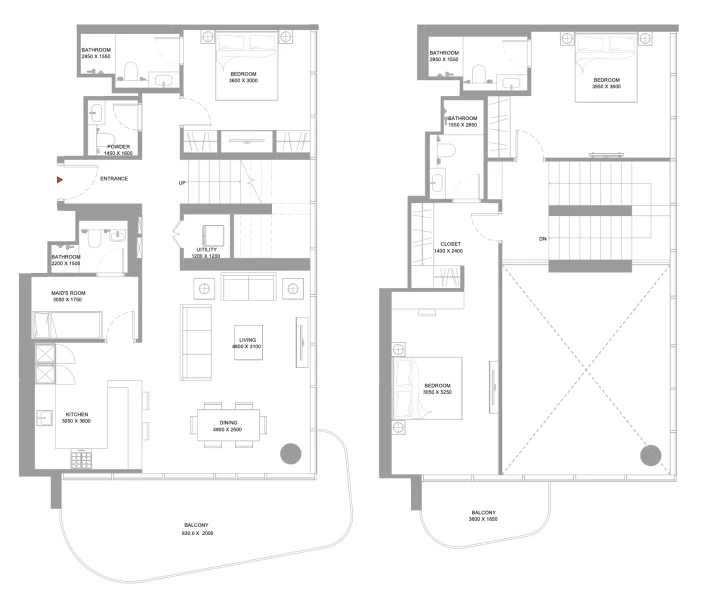 3.0 bedrooms duplex - Bayside Marina Residences