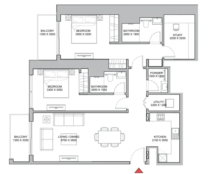 2.0 bedrooms apartments - 320 Riverside Crescent